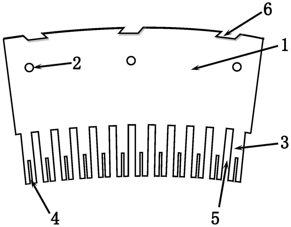 A process method for preventing end pieces from escaping the stator core of a large motor