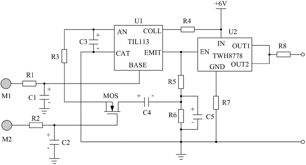 Optical coupling touch switch