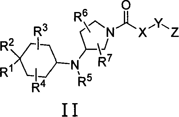 3-cycloalkylaminopyrrolidine derivatives as modulators of chemokine receptors
