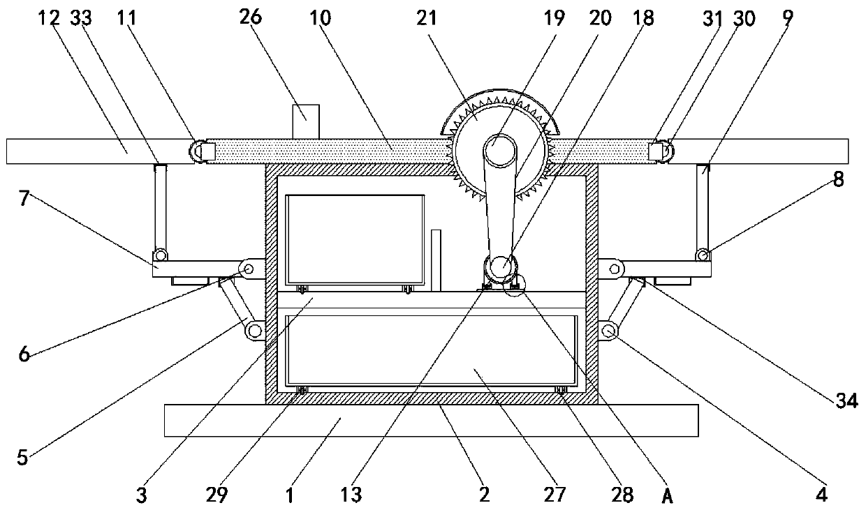 High-safety dynamic bench saw with extension bench