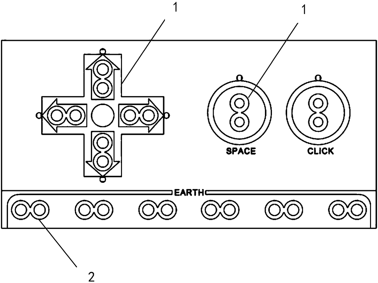 Multifunctional touch control circuit board