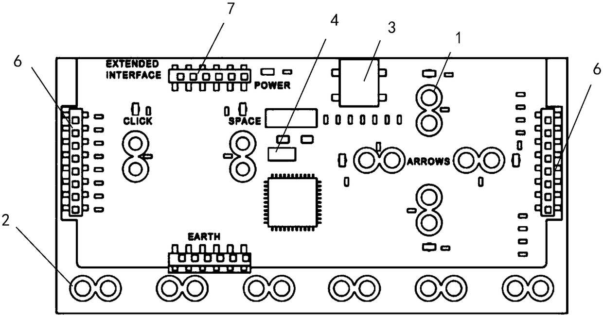 Multifunctional touch control circuit board