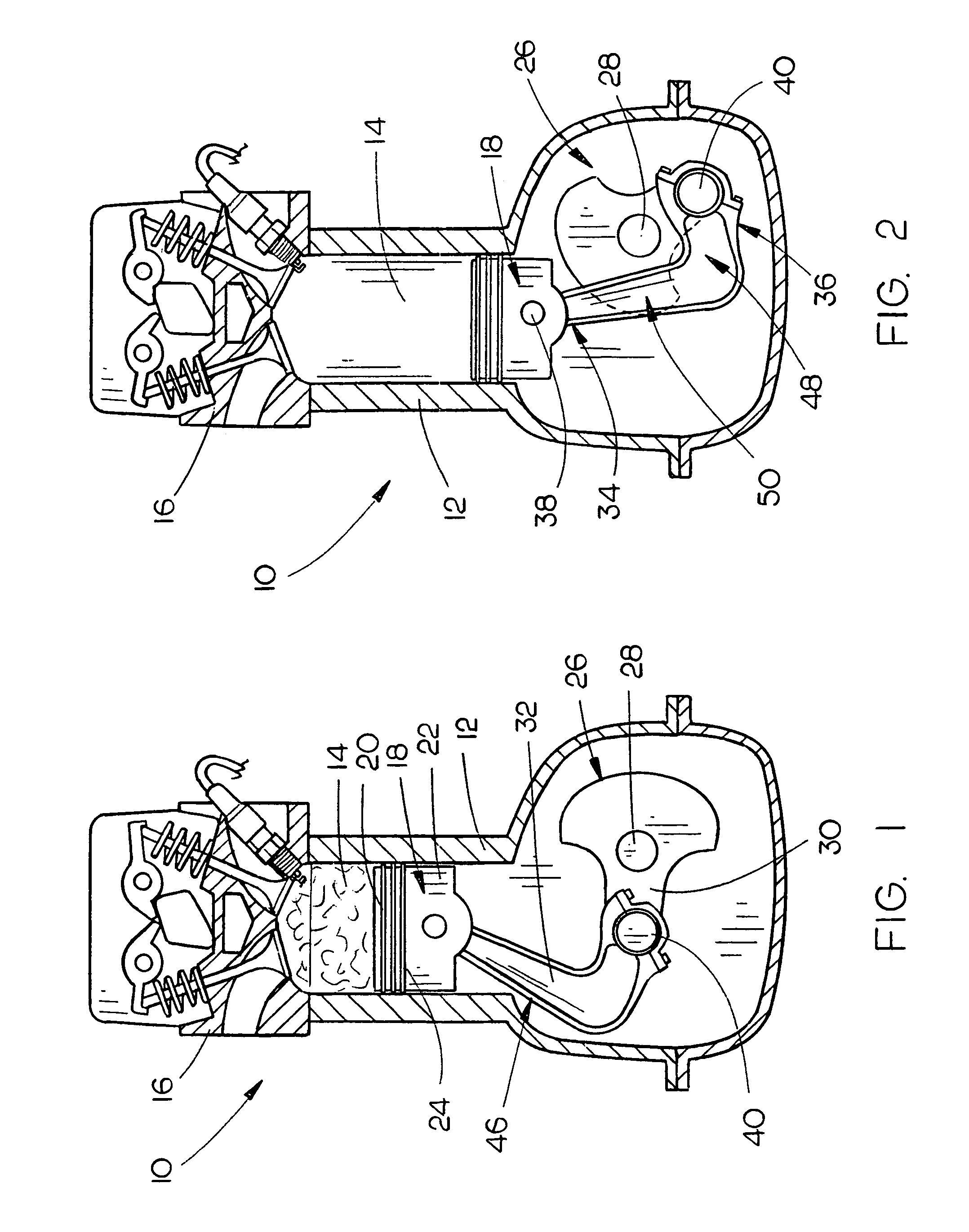 Connecting rod and crankshaft assembly for an engine