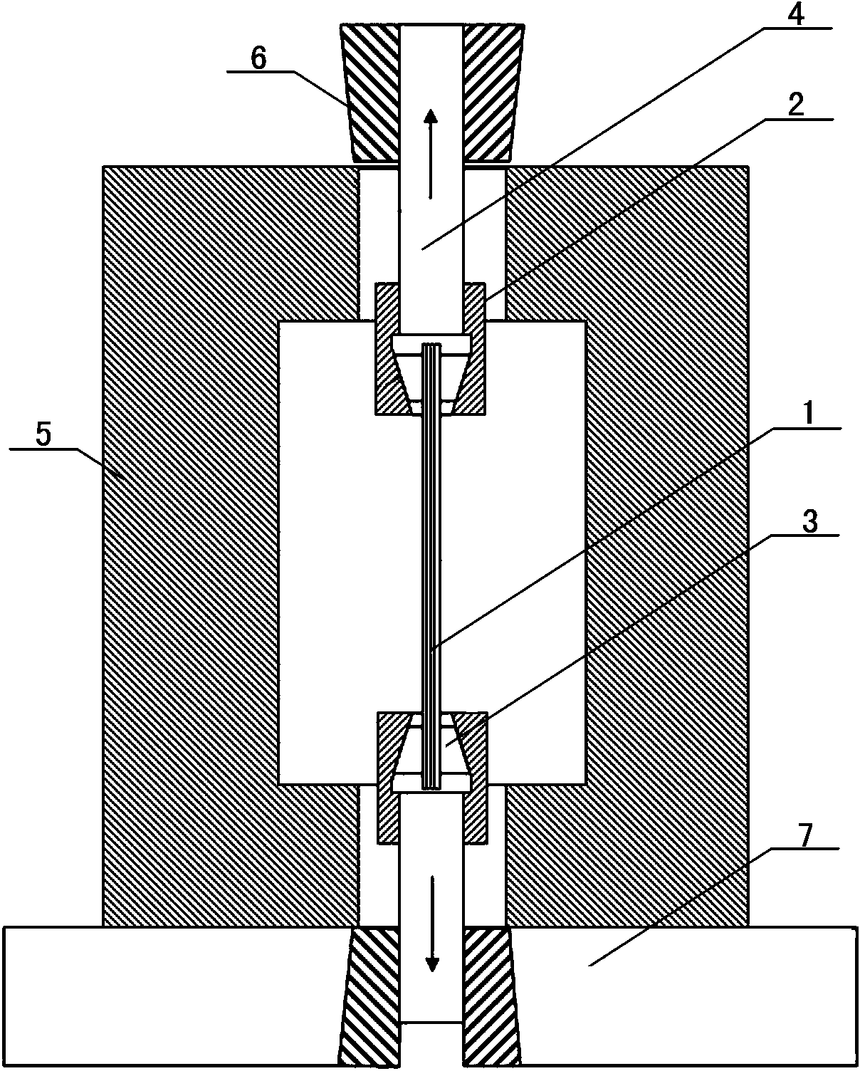 Steel strand mechanical testing device in ultra-low-temperature environment and testing method thereof