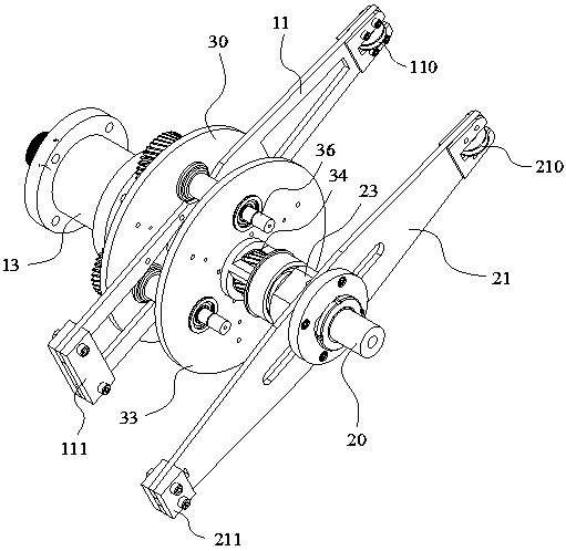 Double twisting mechanism and working method thereof, and double twisting device