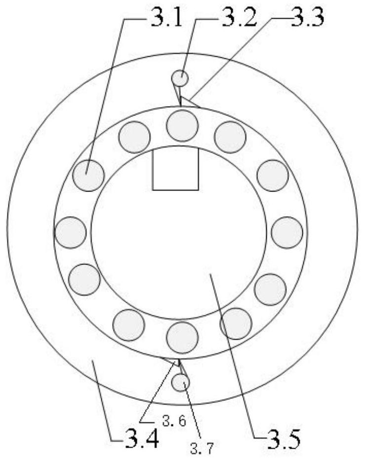 Wind power generation device for subway tunnel with double wind wheel wind energy capture and clockwork energy storage structure