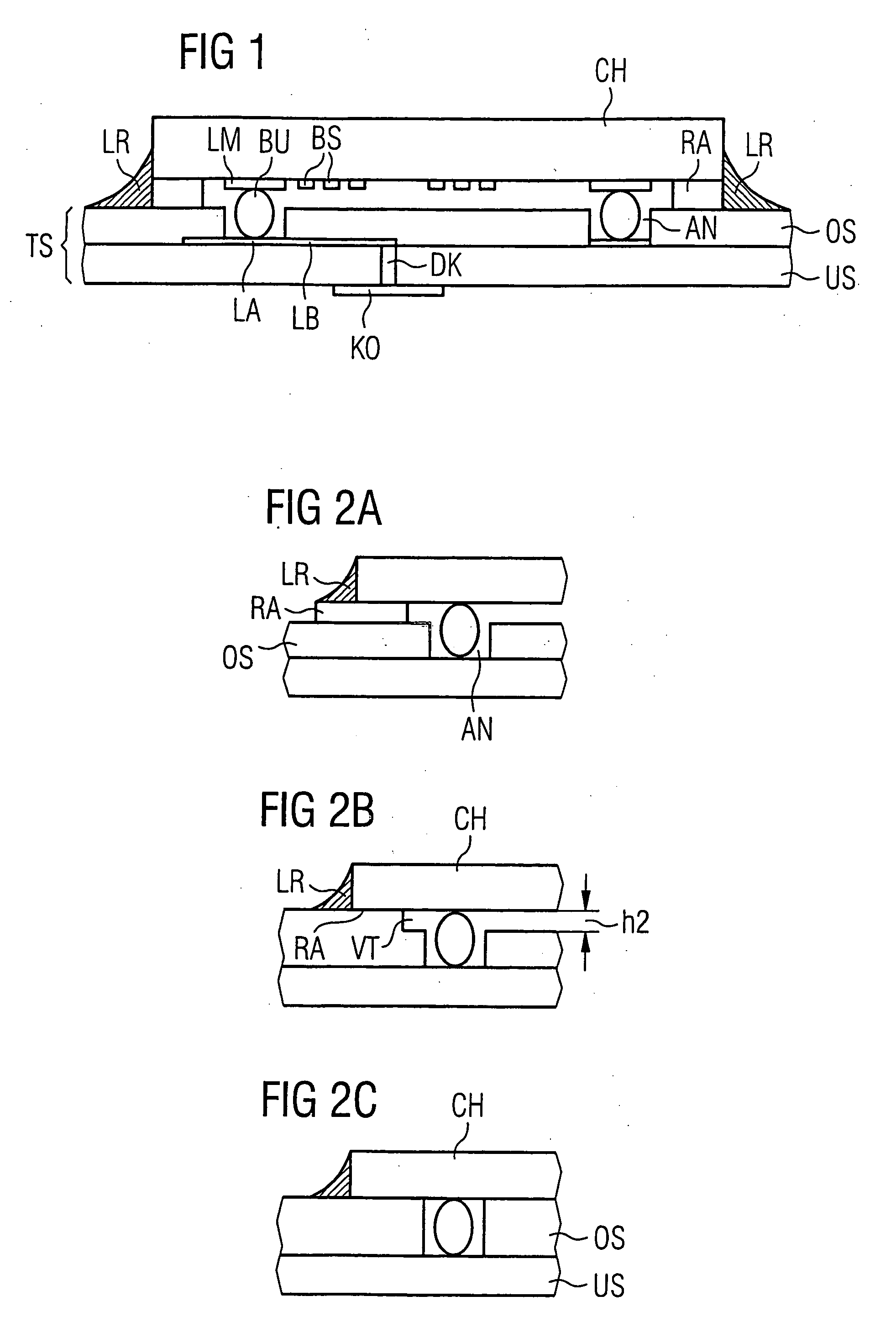 Encapsulated component which is small in terms of height and method for producing the same