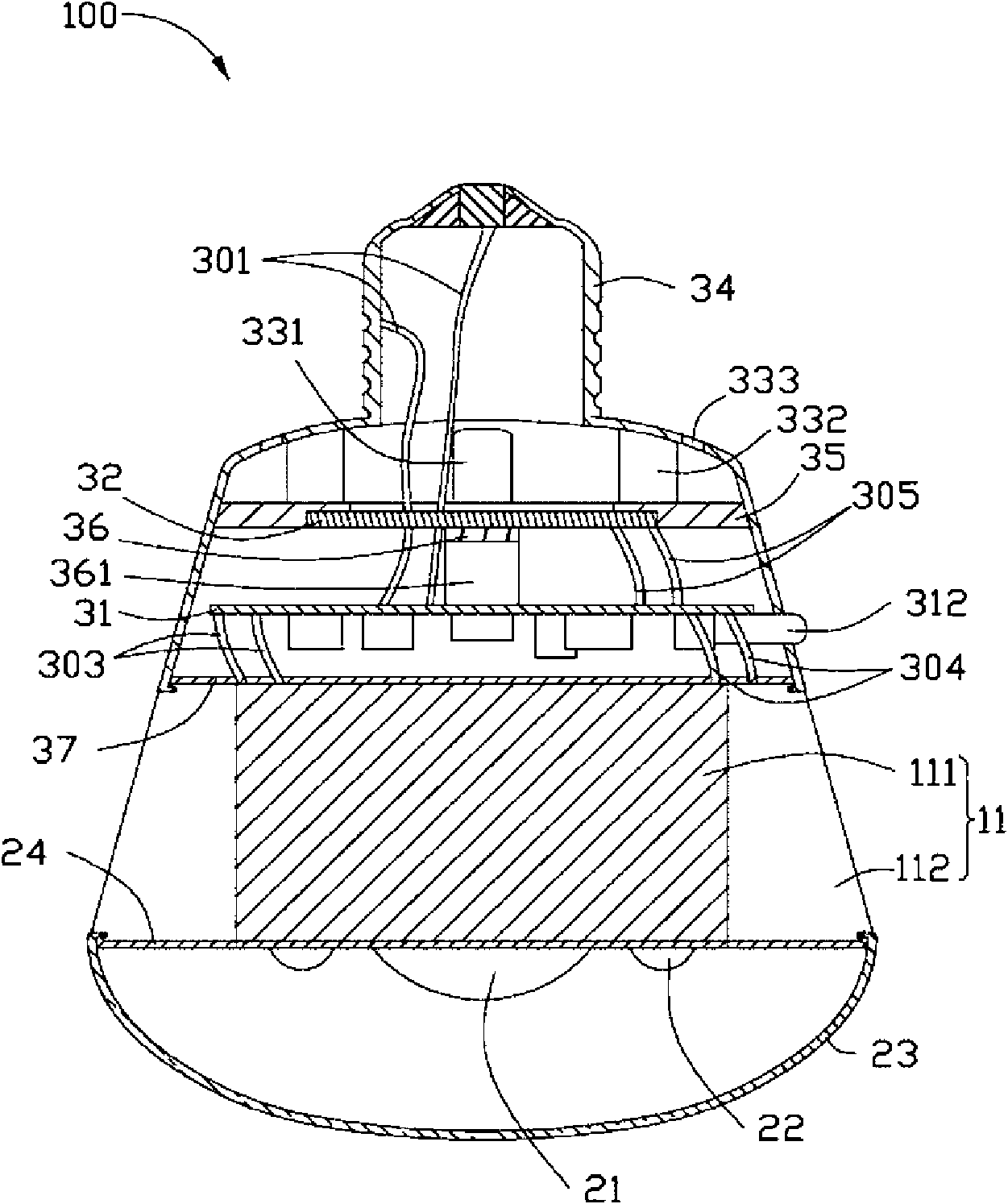 Light emitting diode lamp