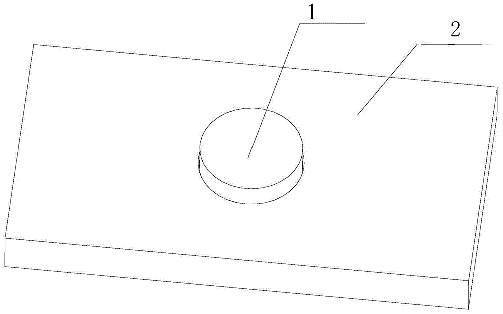 Protrusion collapse energy-absorbing structure