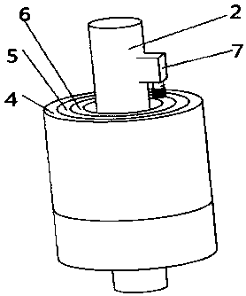 Rotary anti-collision bucket