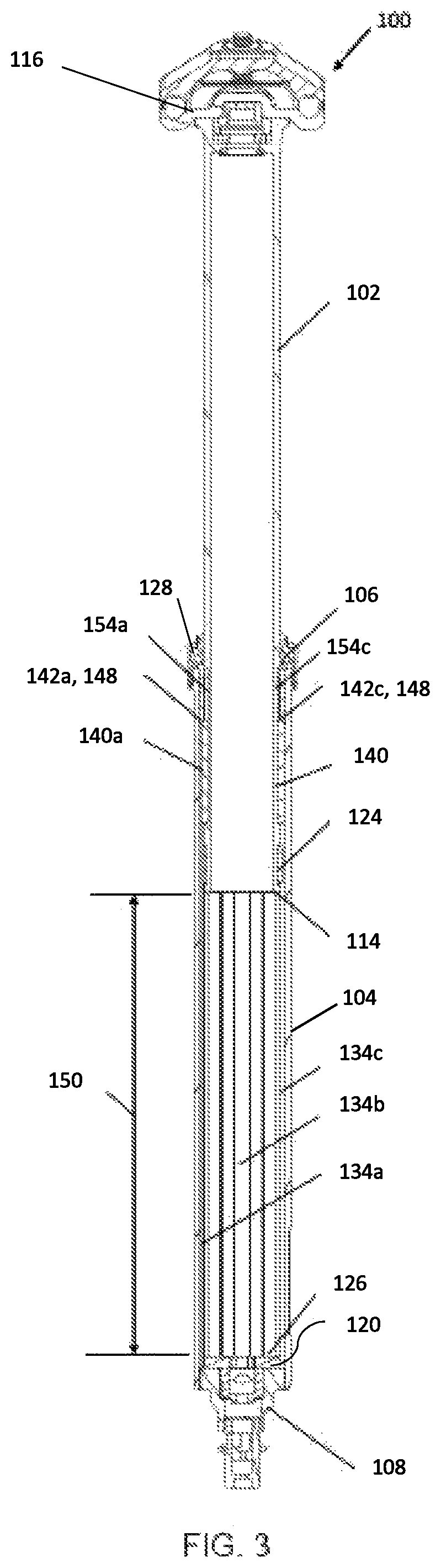 Bicycle seat post travel adjustment assembly