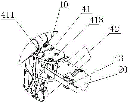 A rotation locking mechanism and a plant protection drone with it