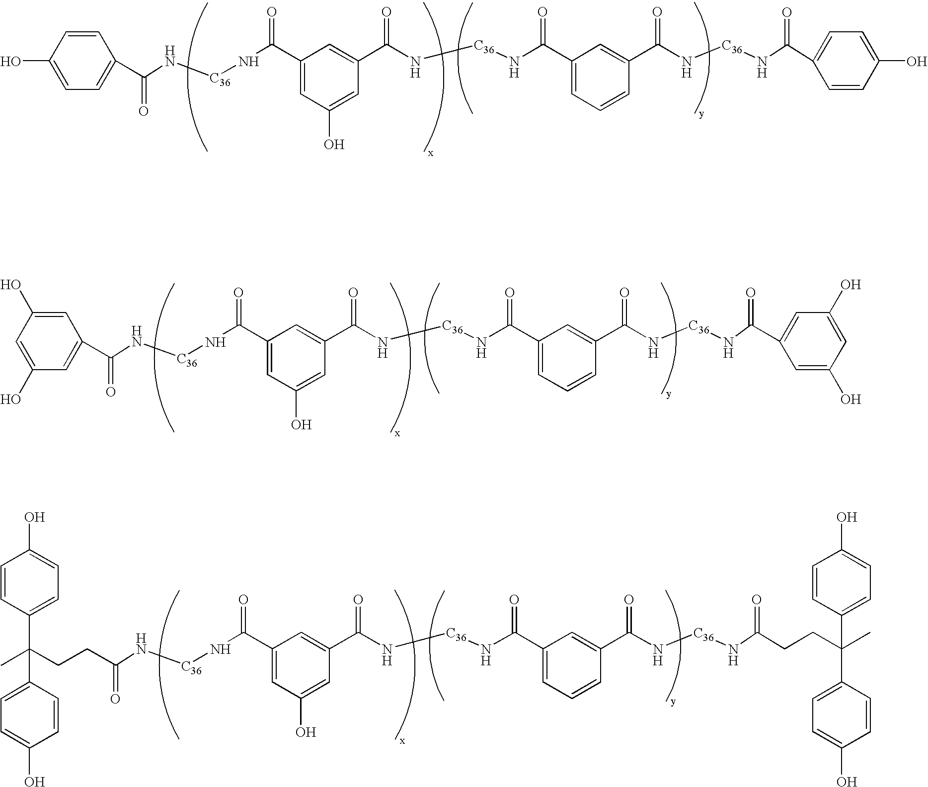 Adhesive composition of phenol-functional polyamides