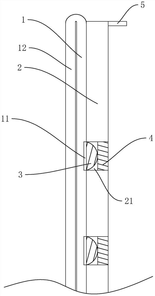 A kind of installation structure applied to miniled and manufacturing method thereof