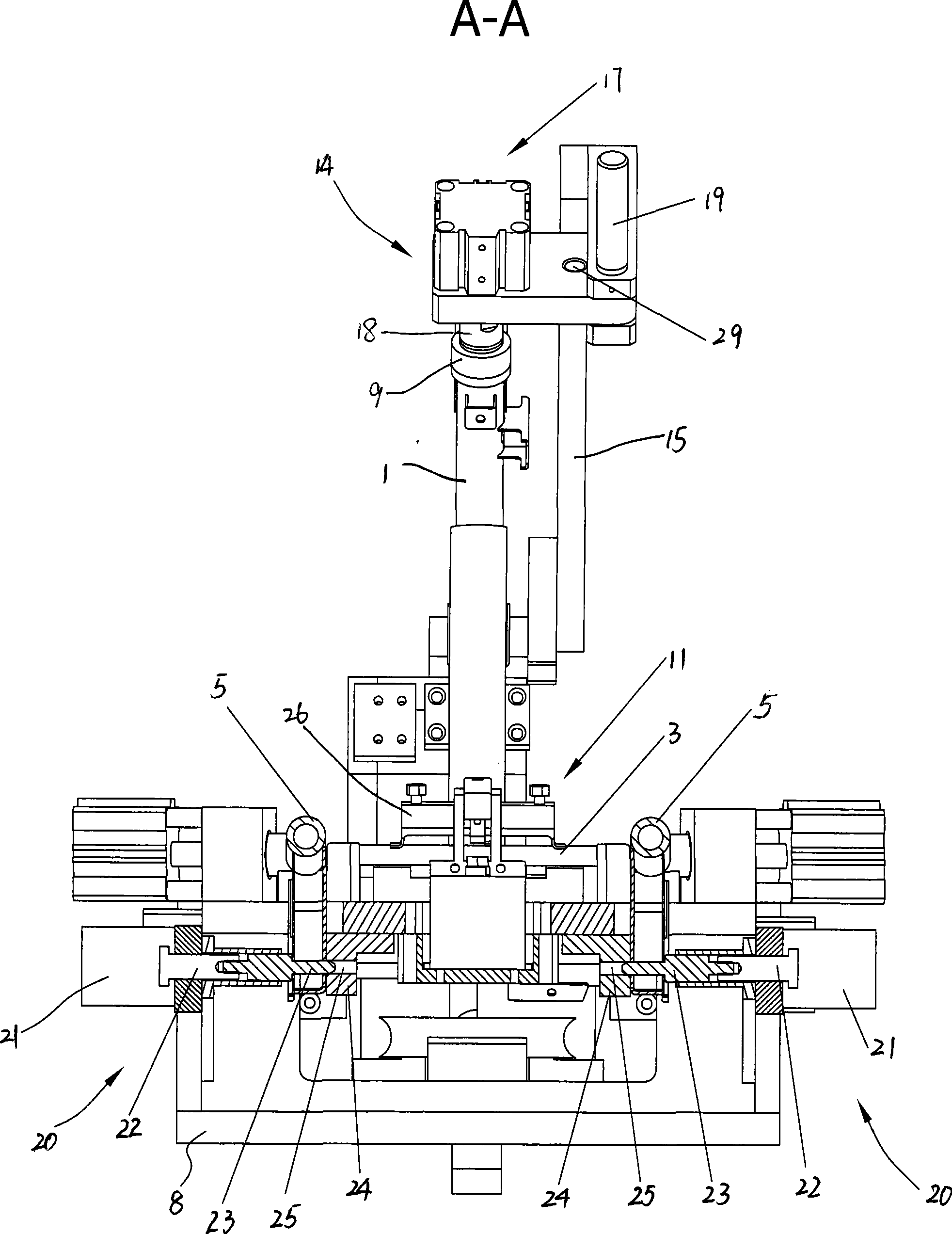 Welding clamp of total vehicle frame