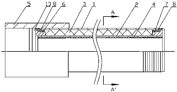 Pure anti-wax oil pipe unit, pure anti-wax oil pipe and manufacturing method of pure anti-wax oil pipe unit