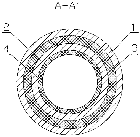 Pure anti-wax oil pipe unit, pure anti-wax oil pipe and manufacturing method of pure anti-wax oil pipe unit