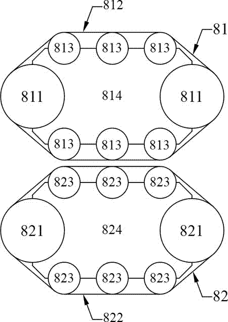 Manufacturing equipment for five-layer melt co-extruded fiber reinforced plastic sheet and its application method