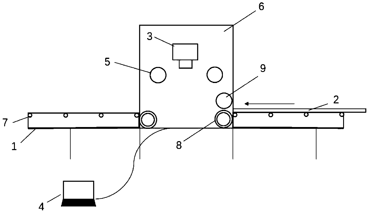 Machine vision-based reed quality detection method