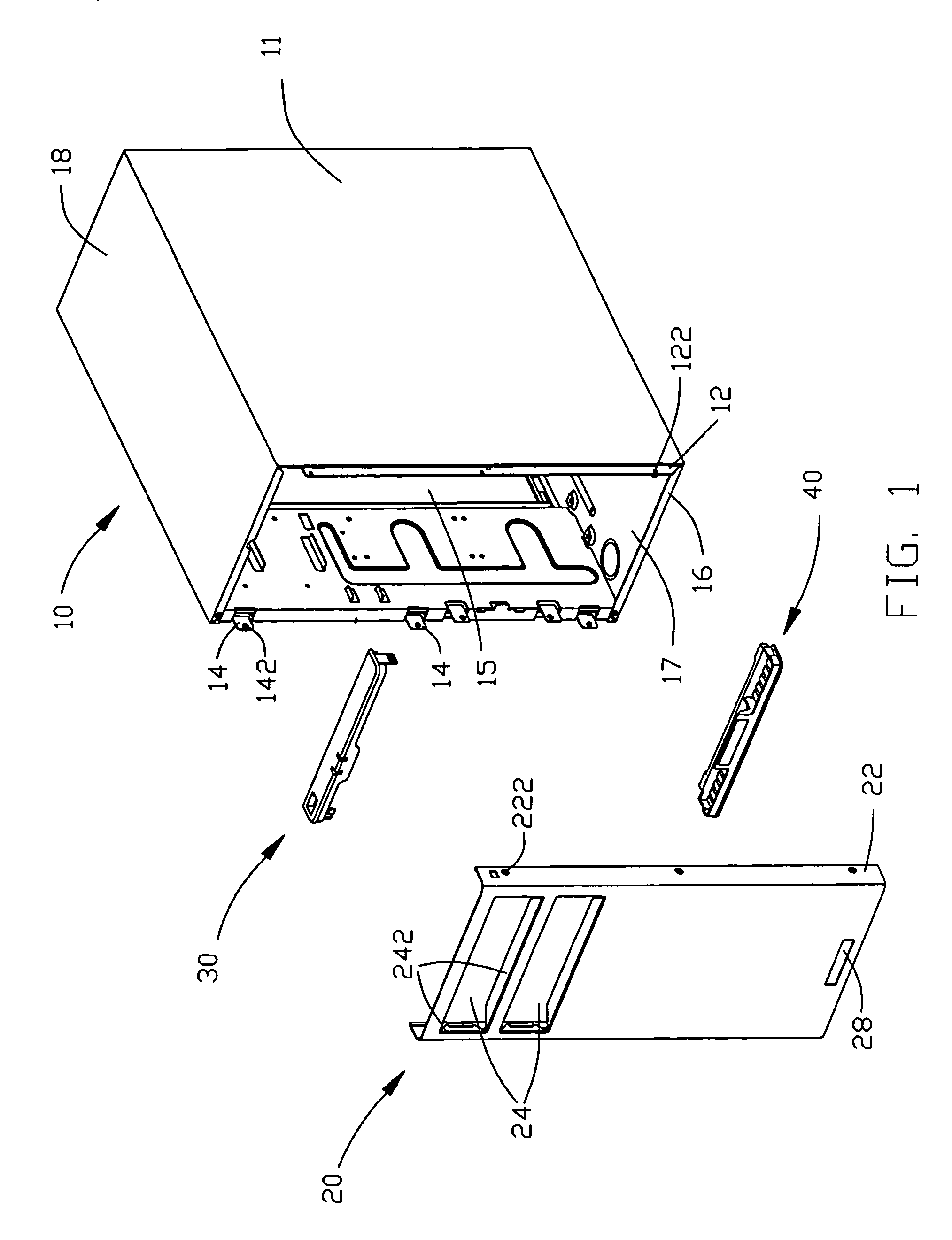 Computer enclosure with direct-mounting front bezel