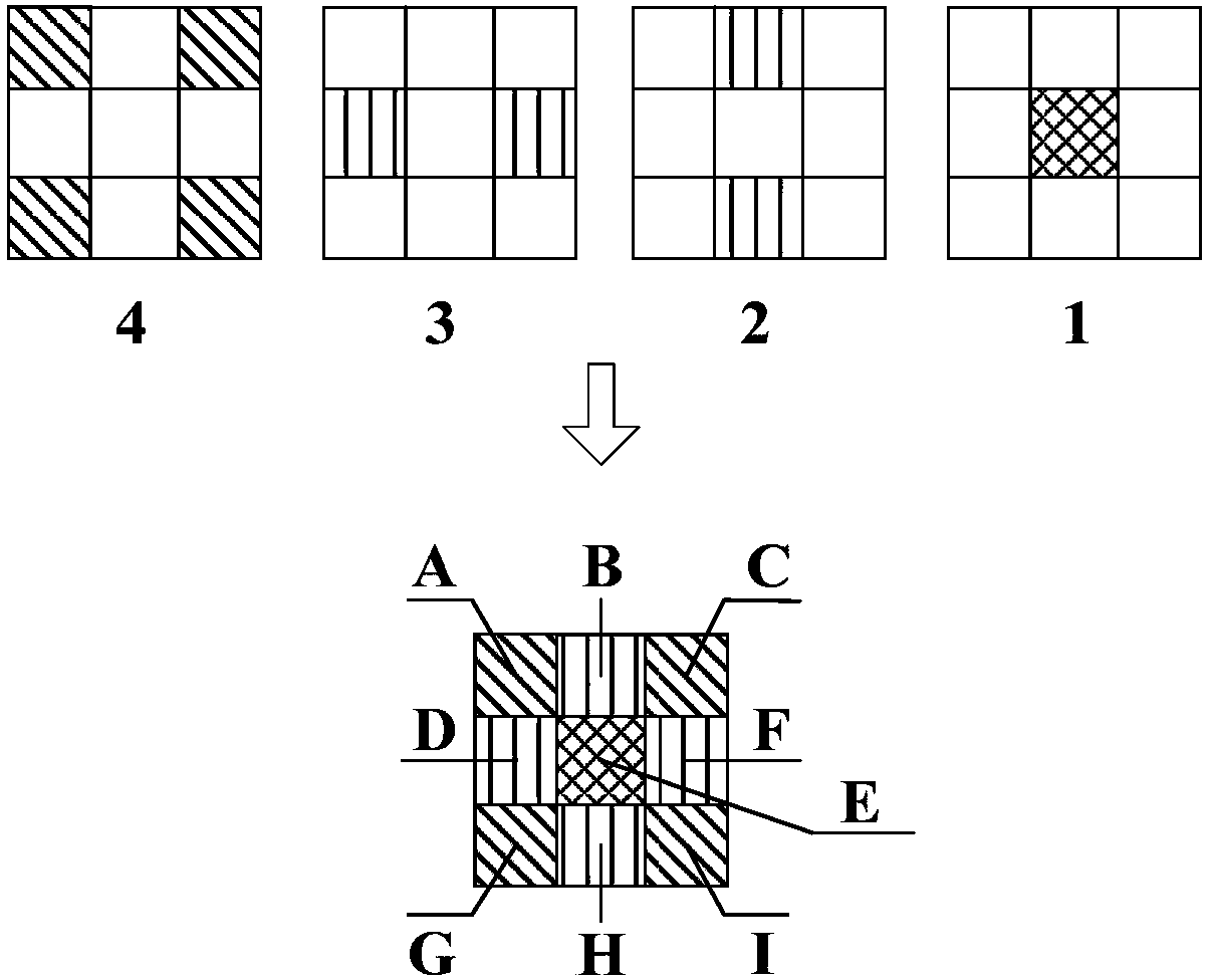 A multi-lens and multi-detector aerial camera single-center projection conversion method