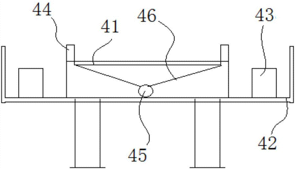 Clearing and cover-bottle separating device after waste plastic bottle label paper stripping and application thereof