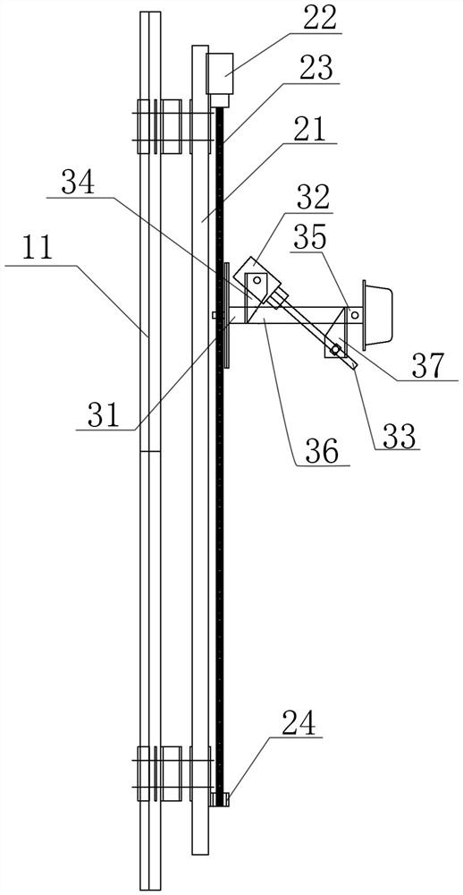 An automatic adjustment system and antenna adjustment method for an airport slide tower antenna