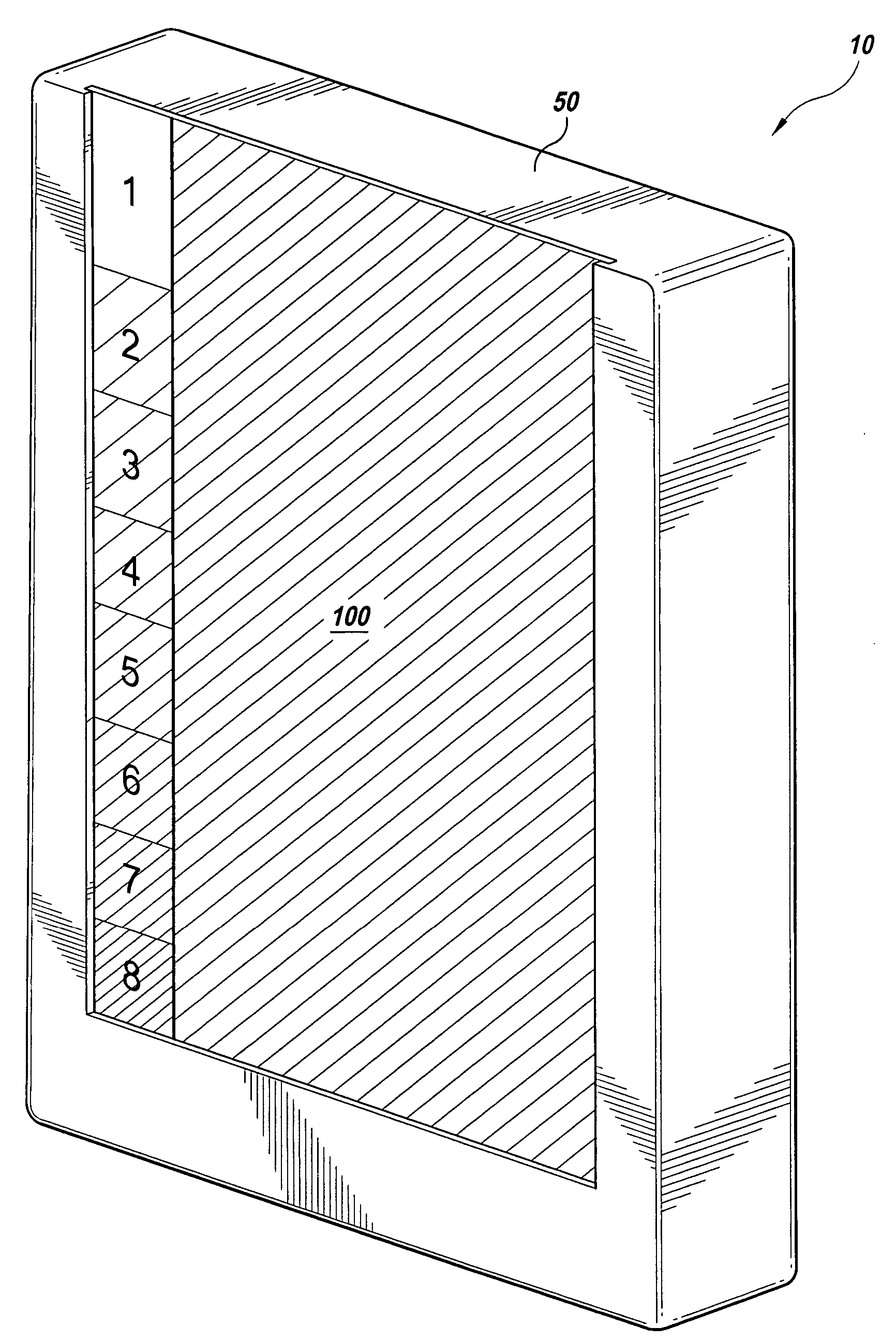 Apparatus and method for measuring differences in the transmission of light through a lens of an eye