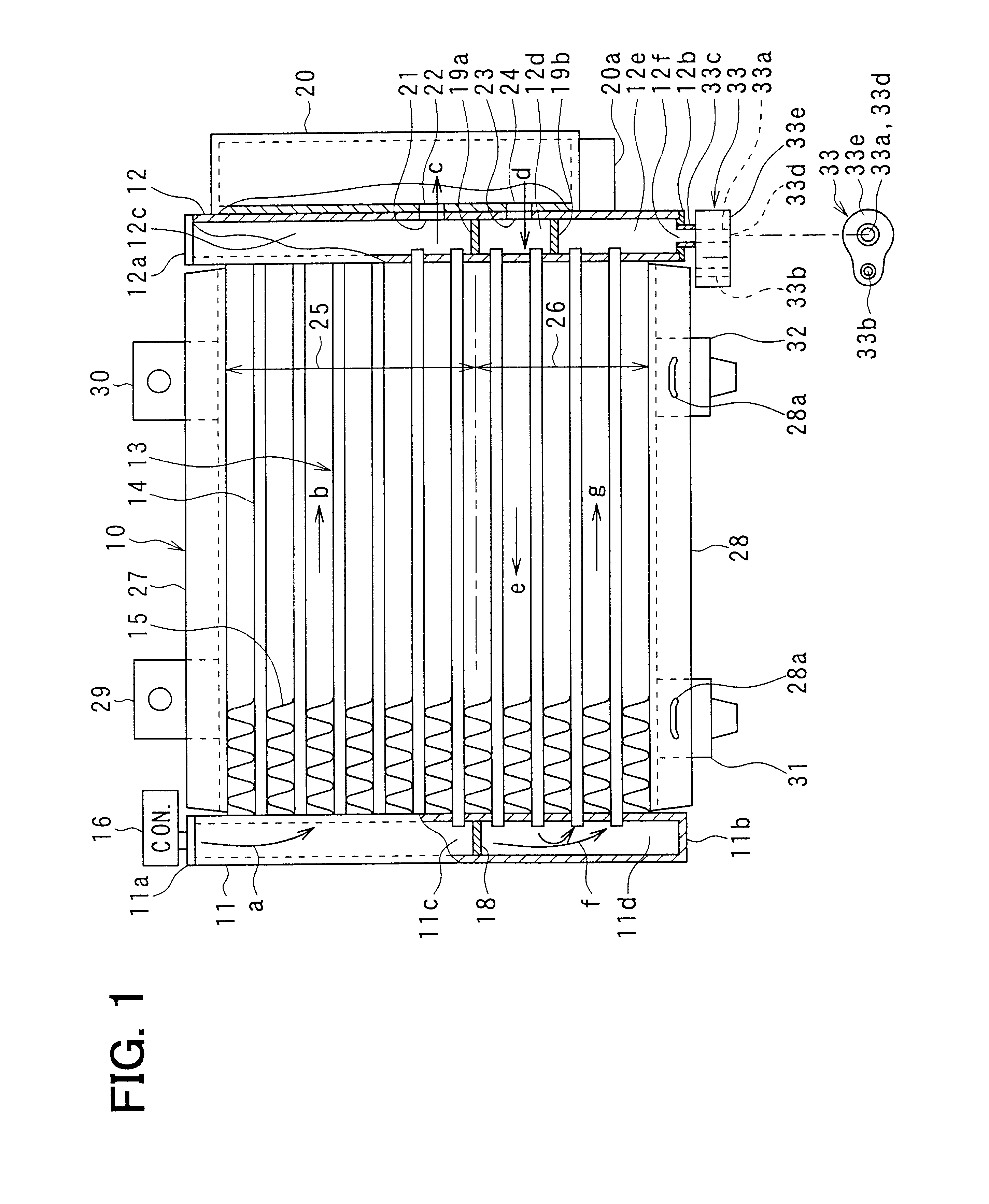 Receiver-integrated condenser for a vehicle