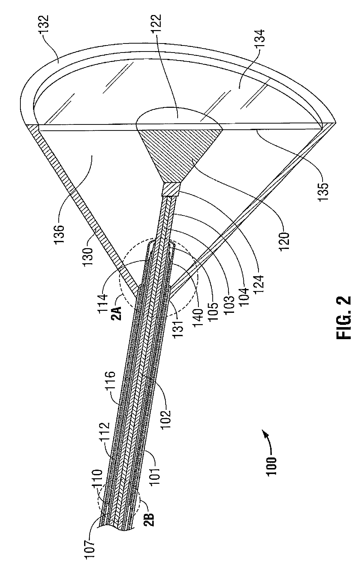 Microwave surface ablation using conical probe