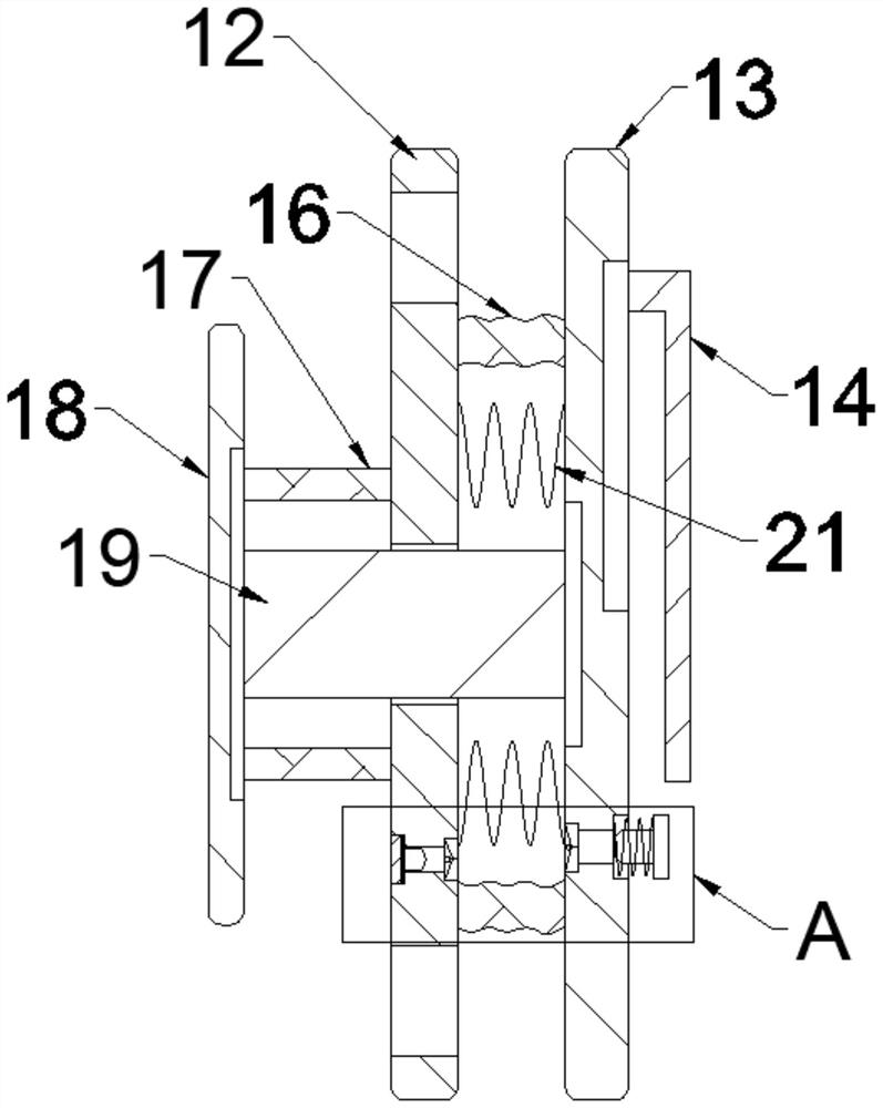 Display suspension bracket with falling protection function