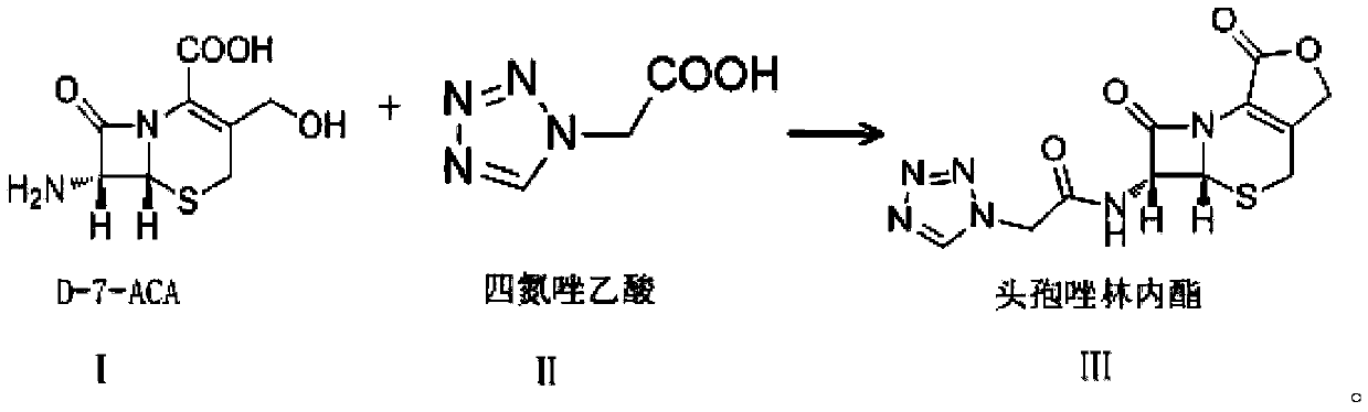 A kind of preparation method of cefazolin lactone