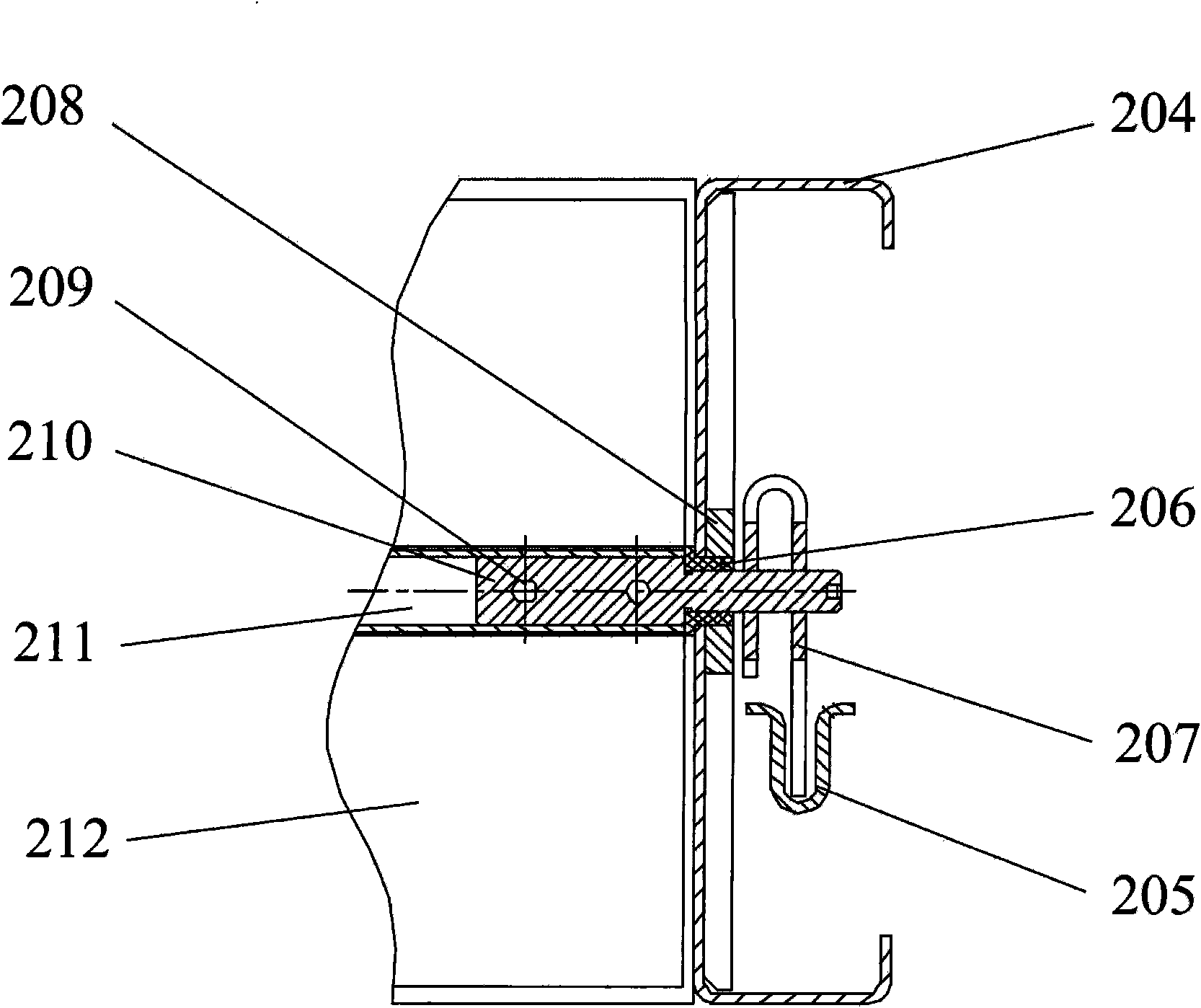 Radiator shutter device