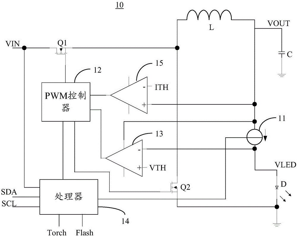Flash lamp driving circuit
