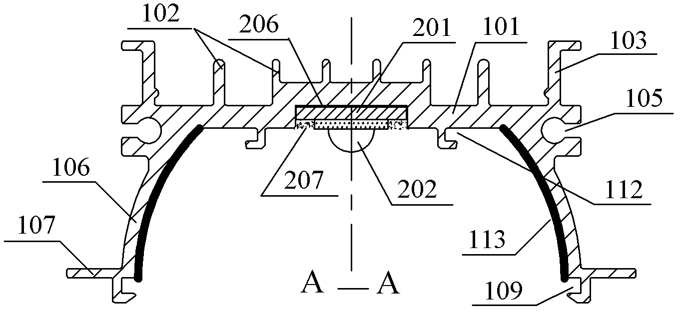 Multifunctional integrated-type light-emitting diode (LED) fluorescent lamp