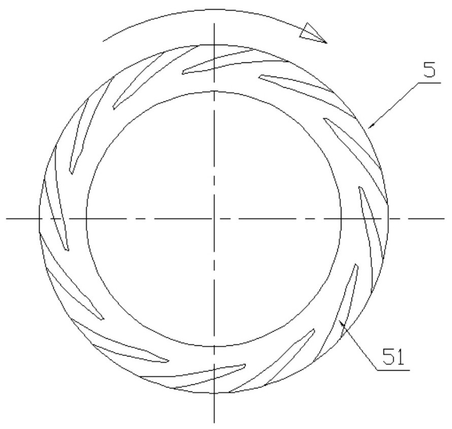 Double-end-face dry gas sealing device for industrial steam turbine