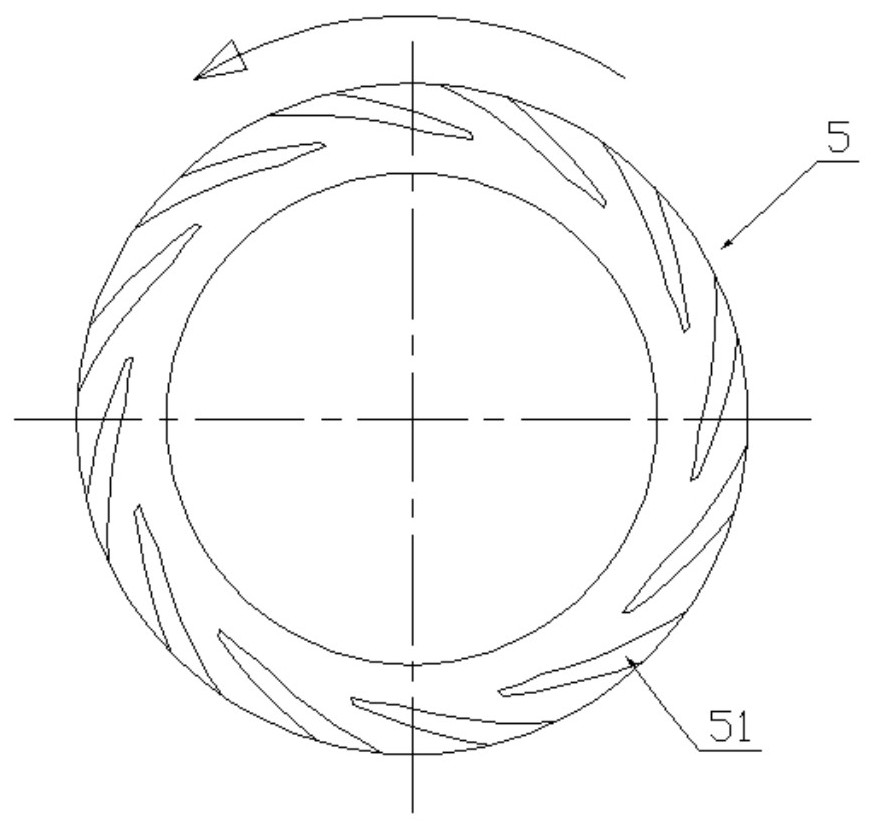 Double-end-face dry gas sealing device for industrial steam turbine