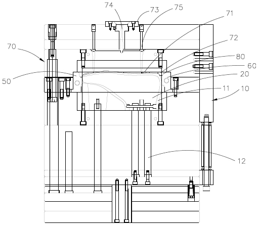 Mold and method for manufacturing integrated shoe