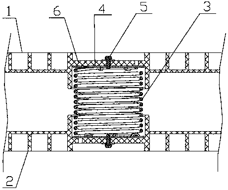Vibration reducing tray with spring device