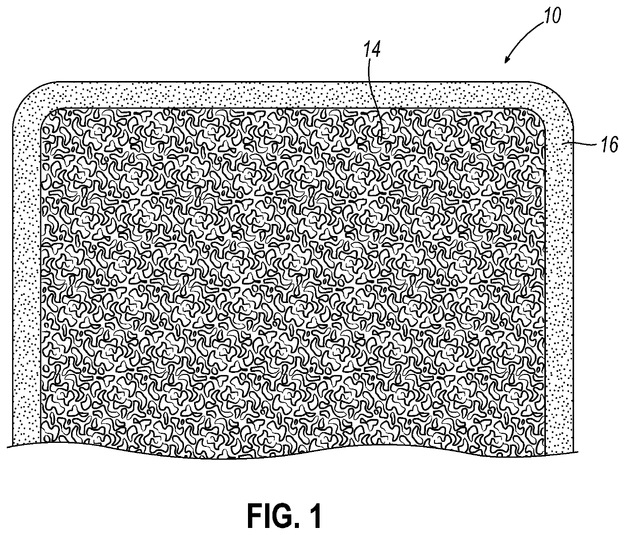 Selectively permeable floor mat