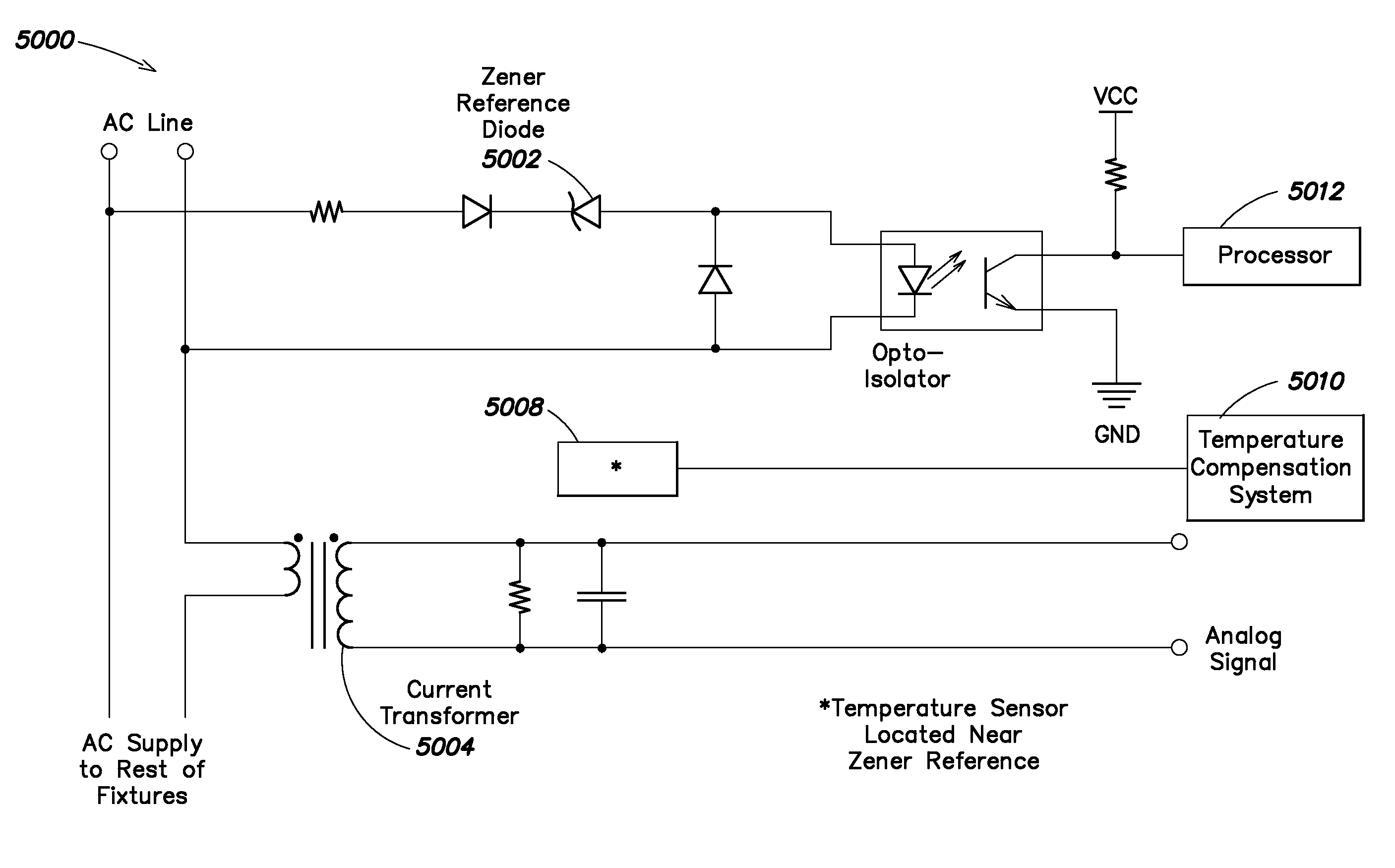 Low-cost power measurement circuit