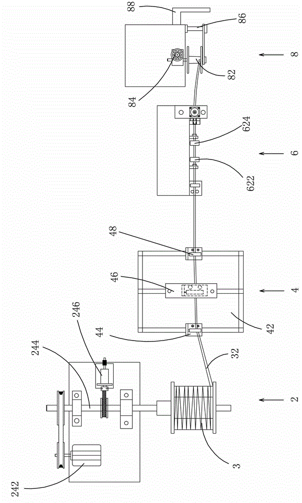 Wire cutting and winding device