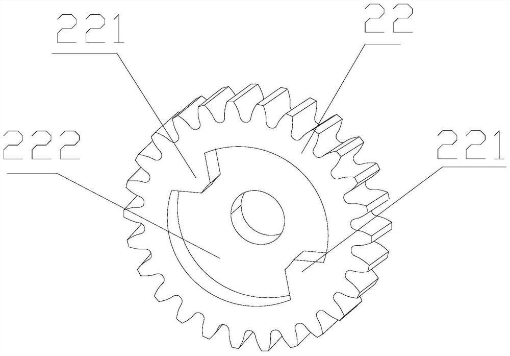Worm gear and worm transmission structure, worm gear and worm speed reducer and speed reduction motor