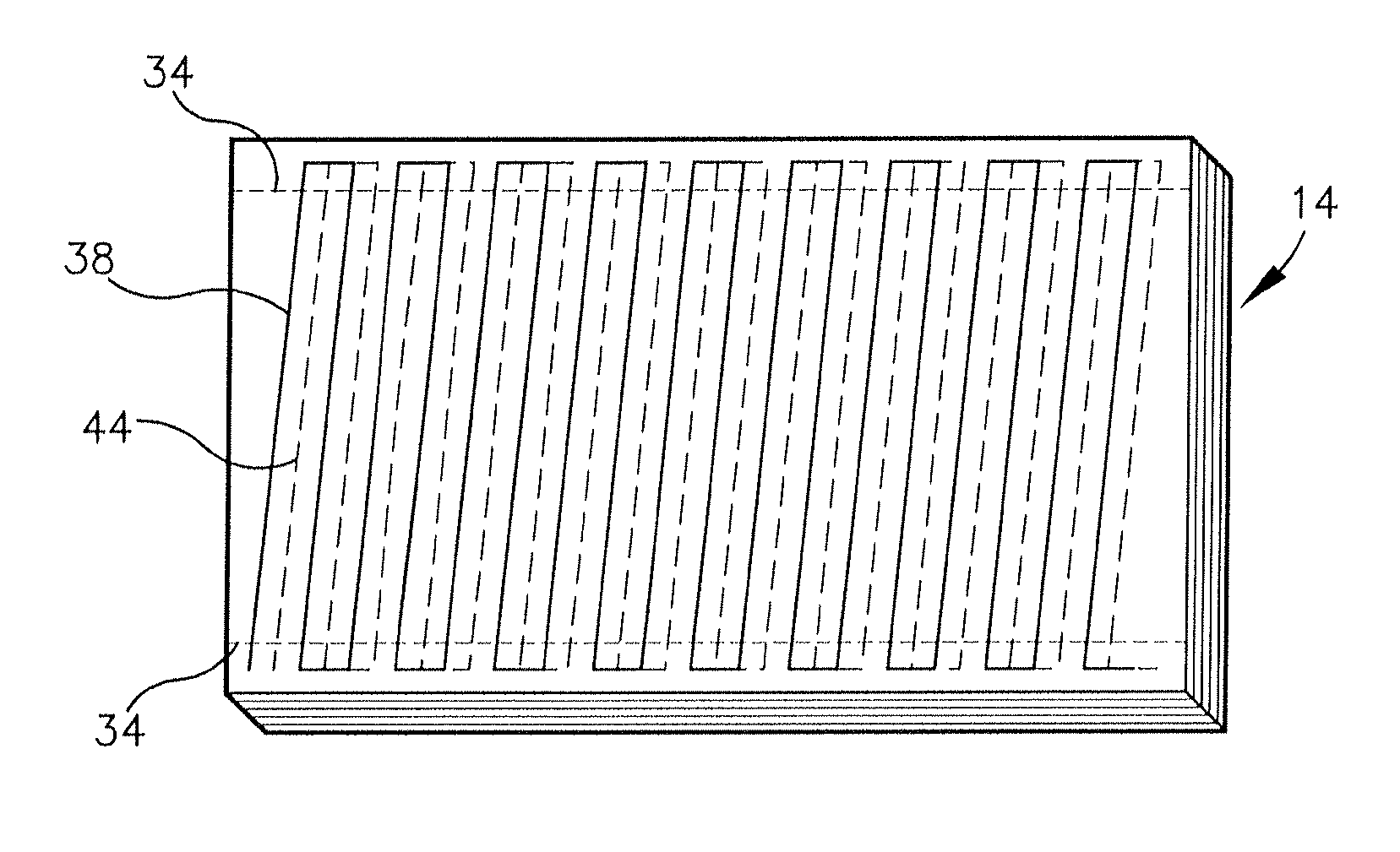 Method of creating a honeycomb core using a serpentine welding path