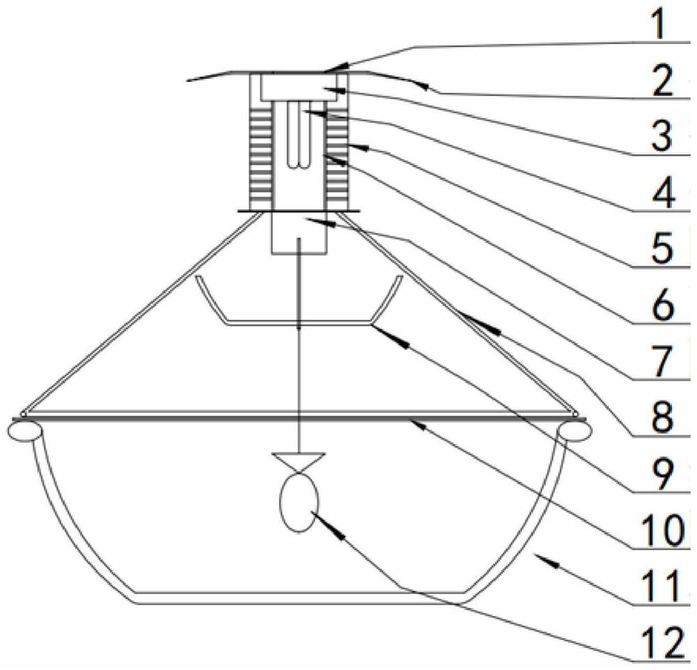 Solar mosquito luring device