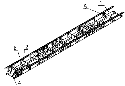 Construction method of container ship transverse bulkhead top plate assembling