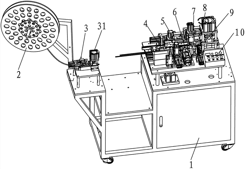 Full-automatic production equipment for electronic element