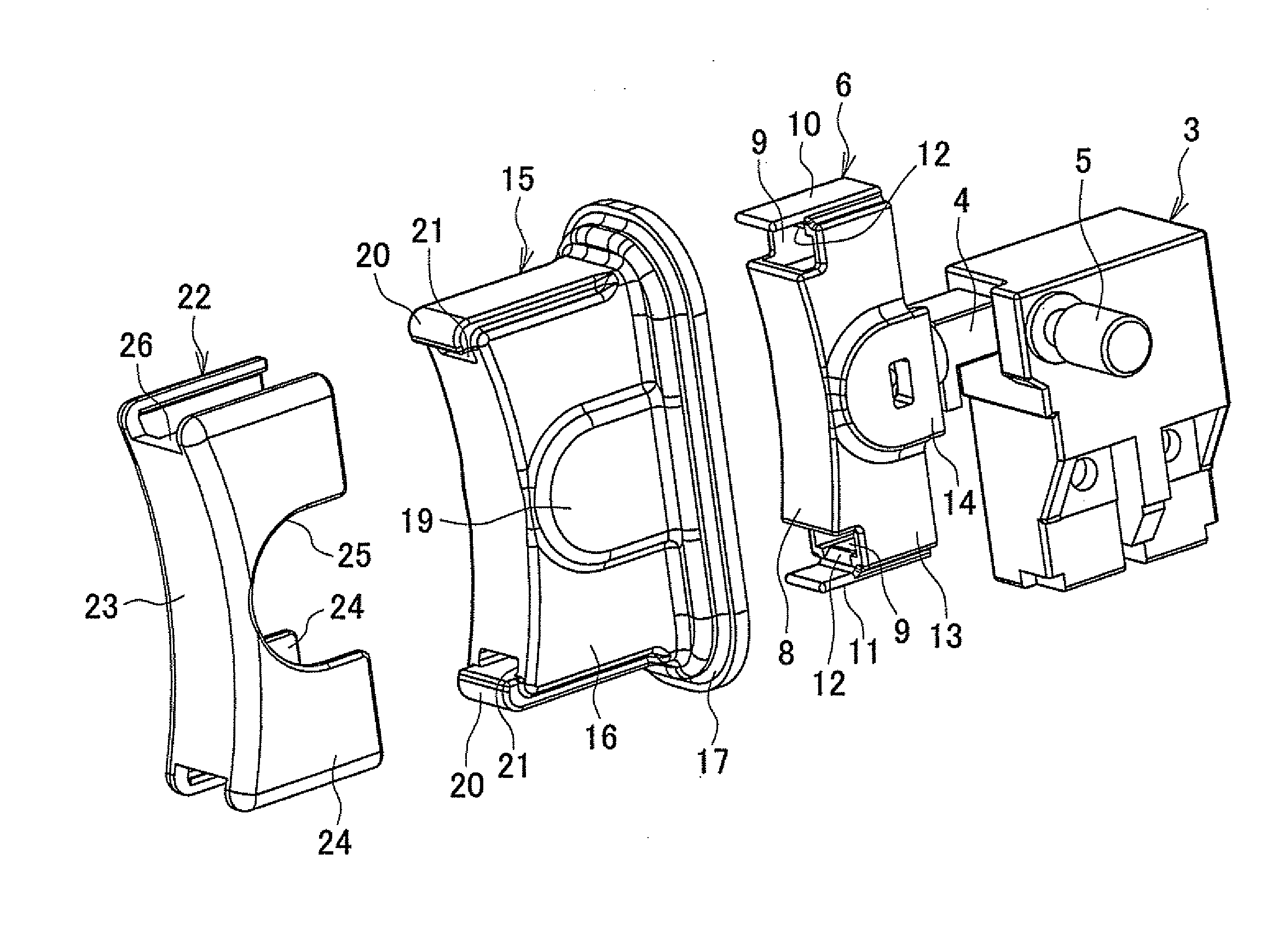 Seal structure for switch mechanism and electric power tool