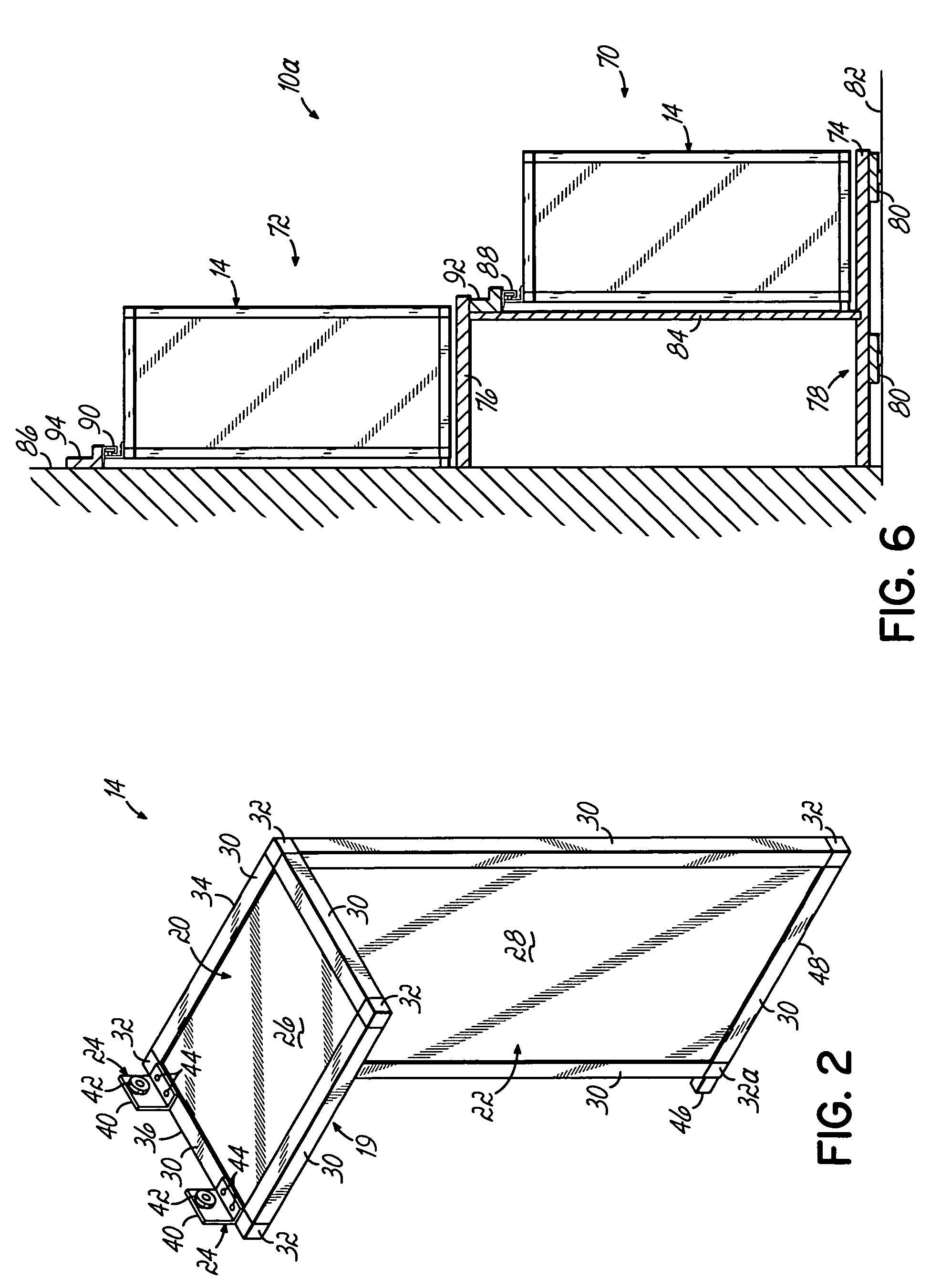 Modular footwear display and storage system and method