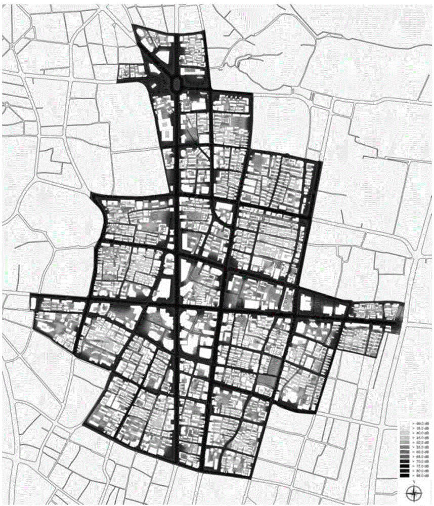 City noise 3D digital map manufacturing method